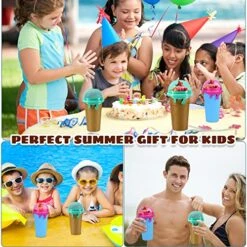 Slushie Maker Cup, TIKTOK Slushy Cup Magic Quick Frozen Smoothies Cup, 500ml Slushie Cup Homemade Milk Shake Ice Cream Maker Cooling Cup DIY For Family (Coffee) -Wilton Shop 51oI7TLs8RL