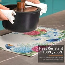 Reversible Placemats Set Of 4, Farmhouse Dining Table Place Mats Set, Machine Washable Table Mats For Kitchen -Wilton Shop 51oLB4TC7ZL