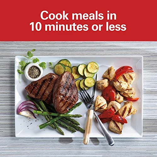 Hamilton Beach Panini Press, Sandwich Maker & Electric Indoor Grill, Upright Storage, Nonstick Easy Clean Grids, Stainless Steel (25410) 3 Hamilton Beach Panini Press, Sandwich Maker & Electric Indoor Grill, Upright Storage, Nonstick Easy Clean Grids, Stainless Steel (25410)