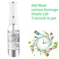 Portable Soda Maker Crystal Sparkling Water Maker Use Standard CO2 Cylinder For DIY Beverages Bubble Fruit Juice Cocktail Healthy Drinks -Wilton Shop 51oZdH93bJL