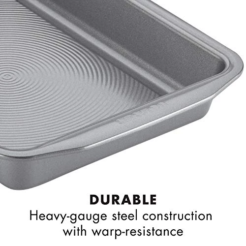Nonstick Bakeware Set, Nonstick Cookie Sheet / Baking Sheet - 2 Piece, Gray 7 Nonstick Bakeware Set, Nonstick Cookie Sheet / Baking Sheet - 2 Piece, Gray - Image 5