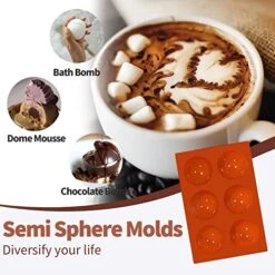 Silicone Chocolate Molds Set,Large Breakable Heart Mold,2.6inch Hot Cocoa Bomb Mold,Round Oreo Molds For Baking,Popsicle Cakesicle Molds,Letter Molds,Great Gift For Summer Vacation,Birthday -Wilton Shop 51oqJTxP55L