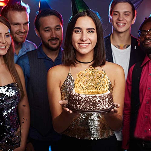 Crown Cake Fondant Molds - Sugarcraft Crown Baroque Style Silicone Mold For Cupcake Topper Chocolate Candy Pastry Jewelry Clay Cake Decorating… 6 Crown Cake Fondant Molds - Sugarcraft Crown Baroque Style Silicone Mold For Cupcake Topper Chocolate Candy Pastry Jewelry Clay Cake Decorating… - Image 4