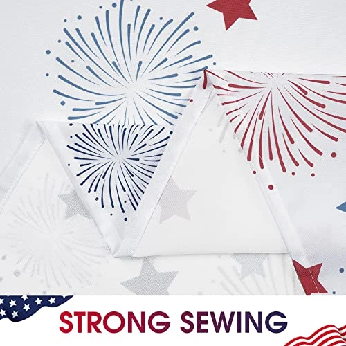 4th Of July Stars Tablecloth, Fourth Of July Patriotic Decoration, 60 X 120 Inch, Polyester Tablecloth, Patriotic Stars Table Cloth For Fourth Of July Decorations 7 4th Of July Stars Tablecloth, Fourth Of July Patriotic Decoration, 60 X 120 Inch, Polyester Tablecloth, Patriotic Stars Table Cloth For Fourth Of July Decorations - Image 5