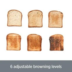 10942223917 Stainless Steel Digital Toaster With Extra Wide Slot, 4-Slice, Silver 11 10942223917 Stainless Steel Digital Toaster With Extra Wide Slot, 4-Slice, Silver -Wilton Shop 51pICDWWzxL