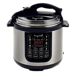 Chef MCPR120A 8 Quart Digital Pressure Cooker With 13 Pre-set Multi Function Features, Stainless Steel