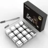 Whiskey Stones 16 Pack,Reusable Ice Cubes, High Cooling Technology,Stainless Steel Ice Cubes, For Whiskey, Vodka, Liqueurs, Wine,Beverage Juice Or Soda, Pack Of 16 1 Whiskey Stones 16 Pack,Reusable Ice Cubes, High Cooling Technology,Stainless Steel Ice Cubes, For Whiskey, Vodka, Liqueurs, Wine,Beverage Juice Or Soda, Pack Of 16 -Wilton Shop 51pyxhUERLL