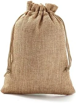 10Pcs Burlap Wine Bags With Drawstring Pink Pouches Jute Wine Bottle Bags For Wedding Party, Birthday, Christmas, Home Storage(6.29 X14.17Inches) -Wilton Shop 51qC8Z6JU6S. AC 1