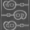 L052 #6 Number Six 6 Lollipop Birthday Chocolate Candy Mold With Exclusive Molding Instructions