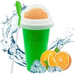 Slushy Cup Slushy Maker Cup TIK TOK Frozen Magic Squeeze Cup - Quick Cool Slushy Milk Shake Ice Cream Smoothies Cup -Wilton Shop 51qYpc46P7L. AC