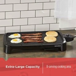 Black & Decker Family-Sized Electric Griddle With Warming Tray & Drip Tray, GD2051B 11 Black & Decker Family-Sized Electric Griddle With Warming Tray & Drip Tray, GD2051B -Wilton Shop 51qbkr8JGYL