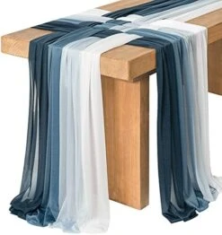 10ft Wedding Weave Table Runner For Sweetheart Table (Set Of 8, White & Navy Blue) 17 10ft Wedding Weave Table Runner For Sweetheart Table (Set Of 8, White & Navy Blue) -Wilton Shop 51ql5TsbfxS. AC