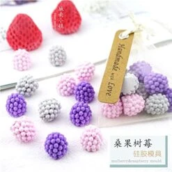 32-Cavity 3D Raspberry Silicone Mold For Fondant Chocolate Candy Gum Paste Polymer Clay Resin Kitchen Baking Sugar Craft Cake Cupcake Decorating Tools 9 32-Cavity 3D Raspberry Silicone Mold For Fondant Chocolate Candy Gum Paste Polymer Clay Resin Kitchen Baking Sugar Craft Cake Cupcake Decorating Tools -Wilton Shop 51qsiQDXRLL