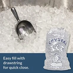 Pinnacle Mercantile 20 Lb. Drawstring Ice Bags (30-Count) Heavy-Duty, Puncture-Resistant EVA | Cotton Pull Closure | Disposable, Recyclable | Portable Storage And Freezer Keeper 17 Pinnacle Mercantile 20 Lb. Drawstring Ice Bags (30-Count) Heavy-Duty, Puncture-Resistant EVA | Cotton Pull Closure | Disposable, Recyclable | Portable Storage And Freezer Keeper -Wilton Shop 51qwzcc5KGL