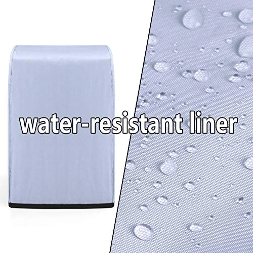 Uxja Food Processor Cover For Cuisinart And Hamilton Beach 10-14 Cup Processor, Food Processor Dust Cover With Accessories Pockets, Gray 5 Uxja Food Processor Cover For Cuisinart And Hamilton Beach 10-14 Cup Processor, Food Processor Dust Cover With Accessories Pockets, Gray - Image 3