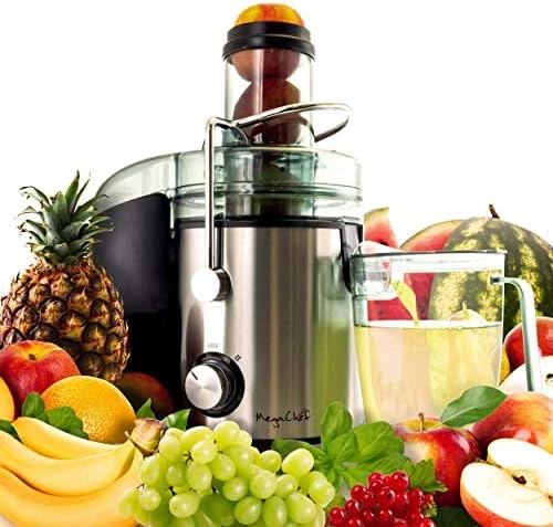 Chef Wide Mouth Extractor Juice Machine With Dual Speed Centrifugal Stainless Steel Juicer, 3.5 Cup, Chrome Silver 10 Chef Wide Mouth Extractor Juice Machine With Dual Speed Centrifugal Stainless Steel Juicer, 3.5 Cup, Chrome Silver - Image 8