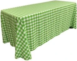 Gingham Tablecloth - Checkered Tablecloth For Parties, Picnics & More - Farmhouse Tablecloth - Spring Tablecloth - Picnic Tablecloth - Cloth Tablecloths For Rectangle Tables - 60”x84 Orange -Wilton Shop 51rFnEy cL. AC