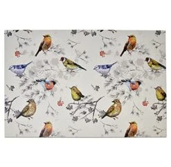 Disposable Colorful Bird Paper Place Mats 50 Pack 11”x 17” Rectangle Bright Color Birds Charger Place Mat For Spring Dinner Table Setting Summer Bridal Shower Holiday Wedding Party Supplies Decor