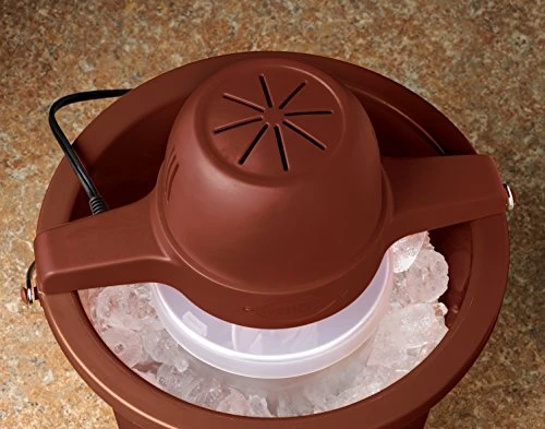 ICMW400BUN Wood Bucket Ice Cream Maker Sample Pack, 4-Qt, Brown 5 ICMW400BUN Wood Bucket Ice Cream Maker Sample Pack, 4-Qt, Brown - Image 3