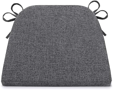 Chair Pads With Ties For Dining Room Chairs Set Of 4 High Density Foam Padded Cushion Non Slip U Shaped Kitchen Chair Seat Cushions 16x16.5 Inch White Beige 12 Chair Pads With Ties For Dining Room Chairs Set Of 4 High Density Foam Padded Cushion Non Slip U Shaped Kitchen Chair Seat Cushions 16x16.5 Inch White Beige - Image 10