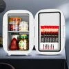 Portable Small Fridger- 6 Liter Compact Cooler Warmer Mini Fridge - Great For Bedroom, Office, Car, Dorm .Portable Makeup Skincare Fridge -The Best Choose In Summer (Black) 1 Portable Small Fridger- 6 Liter Compact Cooler Warmer Mini Fridge - Great For Bedroom, Office, Car, Dorm .Portable Makeup Skincare Fridge -The Best Choose In Summer (Black) -Wilton Shop 51rt7mRgzTL