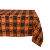 Halloween Party Tabletop Decor, Reusable & Machine Washable Cotton Fabric, Tablecloth, Witchy Black & Orange Stripe -Wilton Shop 51s0fbHPMbL