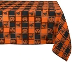 Halloween Party Tabletop Decor, Reusable & Machine Washable Cotton Fabric, Placemat Set, 13x19, Skull & Bones, 4 Piece -Wilton Shop 51s0fbHPMbL. AC