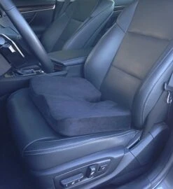 Coccyx Seat Cushion, Large Orthopedic Tailbone Pillow. Ultra Premium 100% Memory Foam Seat Cushion For Sciatica, Back, And Tailbone Pain (Black) -Wilton Shop 51s0nYtHrKL