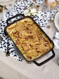 Staub Cast Iron 15-inch X 10-inch Roasting Pan - Matte Black, Made In France