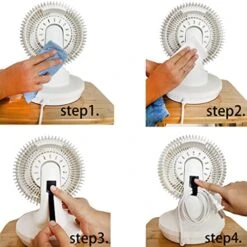 10 Pack Hook Loop Strips With Adhesive Winder Cord Organizer For Appliances Cord Wrapper For Small Kitchen Appliances, Neat Pack For Stand Mixer,Air Fryer,Coffee Maker,Toaster, Pressure Cooker Black -Wilton Shop 51s9LdcLWWL