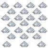 24pc Diamond Place Card Holders Stands Table Harp-Clip Holder For Weeding Baby Shower Party Decoration Acrylic Crystal Clear -Wilton Shop 51sZE6aZ1yL