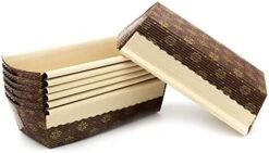 New Premium Paper Baking Loaf Pan, Nonstick, Disposable, All Natural & Eco Friendly, For Chocolate Cake, Banana Bread By Ecobake (25) -Wilton Shop 51sdEmpc0rL. AC