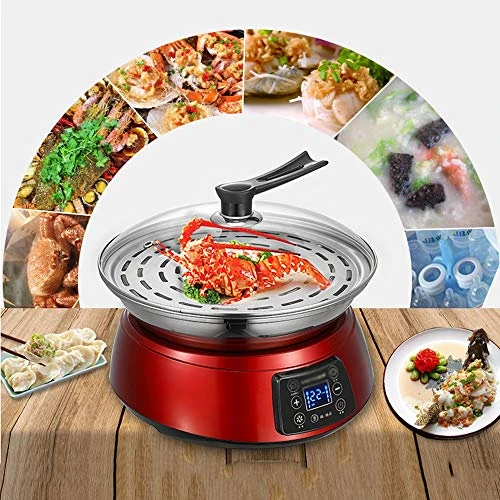 HYDZQ Large Capacity Electric Steamer Food Steamer Pot Electric Lunch Box Heater And Steam Pot (Color : White-Dinosaur Doodle4) 4 HYDZQ Large Capacity Electric Steamer Food Steamer Pot Electric Lunch Box Heater And Steam Pot (Color : White-Dinosaur Doodle4) - Image 2
