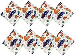 Pumpkin Farm Truck Country Rustic Autumn And Fall Fabric Napkins, Vintage Truck Grateful Thanksgiving, Soil Resistant, No Iron Easy Care Napkins, Set Of 8 Napkins -Wilton Shop 51tSsVbE6bL. AC