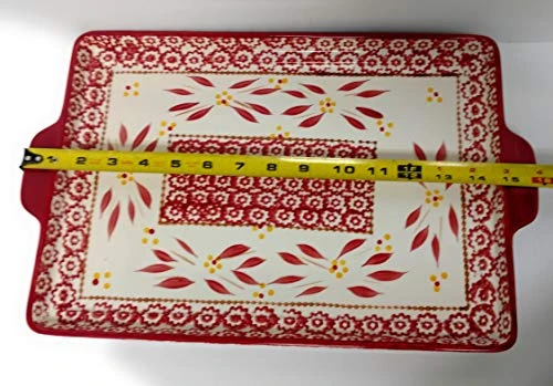 13"x9" Cookie Sheet, Platter, Deep Tray Or Replacement Lid-It (Floral Lace Teal) 5 13"x9" Cookie Sheet, Platter, Deep Tray Or Replacement Lid-It (Floral Lace Teal) - Image 3