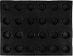 Bun Baking Pan Hamburger Bread Perforated Eclair Sheets Round Disc Mesh Silicone Mold 8-Loaf Taper Circle Shape -Wilton Shop 51u68kJcCNL. AC 2