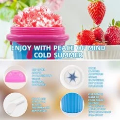 Lushy Cup, Slushy Maker Cup Upgraded 500ML TIK TOK Slushy Ice Cup Frozen Magic Squeeze Cup Cooling Maker Cup Freeze Mug Milkshake Smoothie Mug 12 Lushy Cup, Slushy Maker Cup Upgraded 500ML TIK TOK Slushy Ice Cup Frozen Magic Squeeze Cup Cooling Maker Cup Freeze Mug Milkshake Smoothie Mug -Wilton Shop 51uBLM3z15L