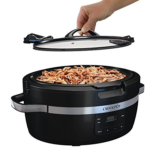 Crock-Pot Pot Thermoshield Easy Carry Handles |6 Quart Manual Slow Cooker, Black 3 Crock-Pot Pot Thermoshield Easy Carry Handles |6 Quart Manual Slow Cooker, Black