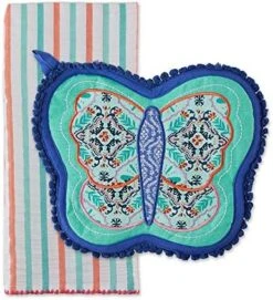 Gift Set Collection Kitchen Set, Potholder & Dishtowel Set, Lemon Plaid, 2 Piece -Wilton Shop 51uHOAPyHUL. AC