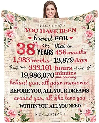 43rd Birthday Gifts For Women Happy 43rd Birthday Gifts For Her 43 Year Old Birthday Gifts For Women 43rd Birthday Decorations For Women Bestie Wife Sister Mom Friends 43rd Birthday Blanket 60"x 50" 11 43rd Birthday Gifts For Women Happy 43rd Birthday Gifts For Her 43 Year Old Birthday Gifts For Women 43rd Birthday Decorations For Women Bestie Wife Sister Mom Friends 43rd Birthday Blanket 60"x 50" - Image 9