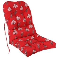 COLLEGE COVERS NCAA Adirondack Cushion, One Size (Pack Of 1), Ohio State Buckeyes