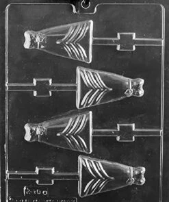 W075 Bridal Dress Wedding Shower Lollipop Chocolate Candy Soap Mold With Exclusive Molding Instructions