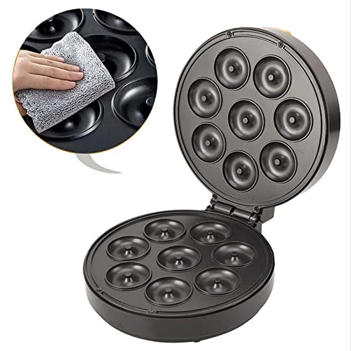 Donut Maker, Aluminum Plate 8 Holes Electric Donut Machine 1400W Easy To Wash Non Stick Coating For Breakfast (1400W US Plug 110V) 7 Donut Maker, Aluminum Plate 8 Holes Electric Donut Machine 1400W Easy To Wash Non Stick Coating For Breakfast (1400W US Plug 110V) - Image 5