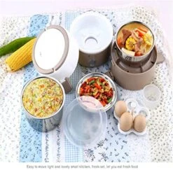 2L Three Layer Vegetable Steamer Electric Steamer For Healthy Fish, Eggs, Vegetables, Rice And Baby Food In Classic Dishes -Wilton Shop 51uv1NbDb0L