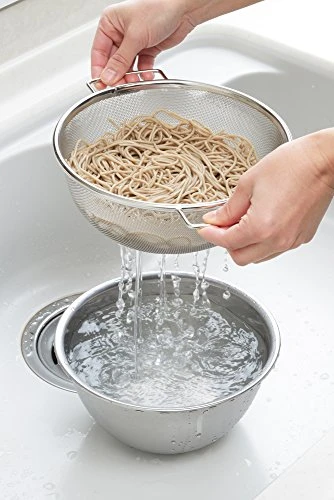 3804633 Colander Bowl, Made In Japan, Stainless Steel Colander Ball With Handle 4 3804633 Colander Bowl, Made In Japan, Stainless Steel Colander Ball With Handle - Image 2