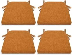 Chair Pads With Ties For Dining Room Chairs Set Of 4 High Density Foam Padded Cushion Non Slip U Shaped Kitchen Chair Seat Cushions 16x16.5 Inch White Beige 24 Chair Pads With Ties For Dining Room Chairs Set Of 4 High Density Foam Padded Cushion Non Slip U Shaped Kitchen Chair Seat Cushions 16x16.5 Inch White Beige -Wilton Shop 51v7IxlEw4L. AC
