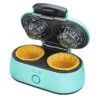 Appliances TS-1402BL Double Waffle Bowl Maker, Standard, Blue