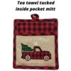 Vintage Farm Truck Christmas Red And Black Buffalo Plaid Kitchen Linen Set - Festive Colorful Holiday Potholder, Dish Towel And Dish Cloth Set Of 3 - Rustic Modern Farmhouse Decor (Vintage Truck) 2 Vintage Farm Truck Christmas Red And Black Buffalo Plaid Kitchen Linen Set - Festive Colorful Holiday Potholder, Dish Towel And Dish Cloth Set Of 3 - Rustic Modern Farmhouse Decor (Vintage Truck) -Wilton Shop 51vPGVamgWL