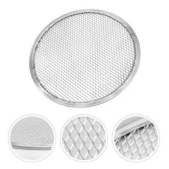 Pizza Pans 18 Inch Pizza Screen Baking Pan: 15 Inch Mesh Pizza Pan Pizza Tray With Holes Nonstick Round Crisper Tray Aluminum Alloy Bakeware For Oven Home Restaurant 16 Inch Pizza Pan 21 Pizza Pans 18 Inch Pizza Screen Baking Pan: 15 Inch Mesh Pizza Pan Pizza Tray With Holes Nonstick Round Crisper Tray Aluminum Alloy Bakeware For Oven Home Restaurant 16 Inch Pizza Pan -Wilton Shop 51vQF4MKZzL