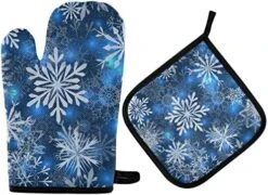 Mardi Gras Oven Mitt Pot Holder Gift Set Carnival Masquerade Mask Necklace Funny Cooking Glove Kitchen Potholder BBQ For Baking -Wilton Shop 51vkc95F7qL. AC